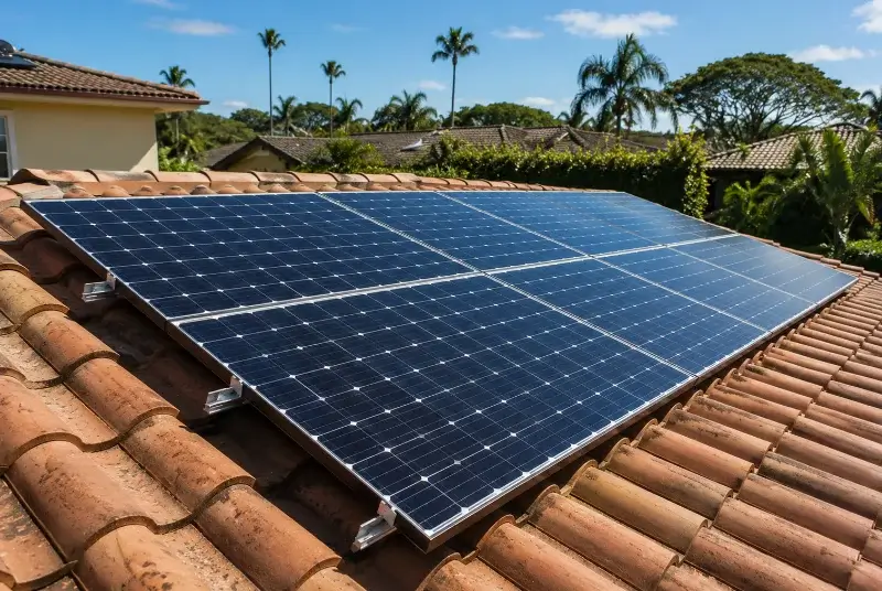 Installation de panneaux solaires à Mondavezan